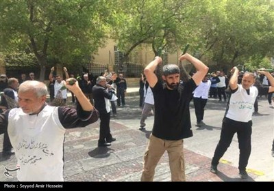 حرکت دسته‌جات عزاداران بوشهری‌ها در تاسوعا حسینی