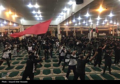 حرکت دسته‌جات عزاداران بوشهری‌ها در تاسوعا حسینی