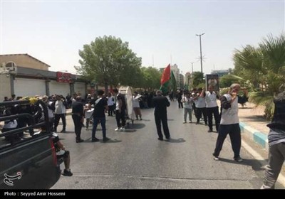 حرکت دسته‌جات عزاداران بوشهری‌ها در تاسوعا حسینی