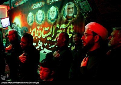 عزاداری شب تاسوعا در حسینیه شهید هاشمی