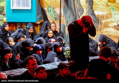 عزاداری شب تاسوعا در حسینیه شهید هاشمی