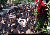 تشییع پیکر پاسدار شهید محمد فقیه منزه در صباشهر