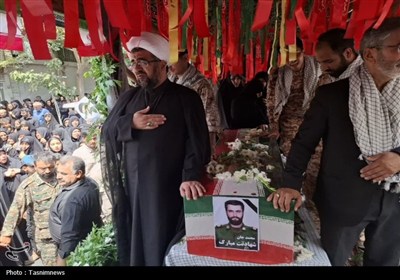 تشییع پیکر پاسدار شهید محمد فقیه منزه در صباشهر