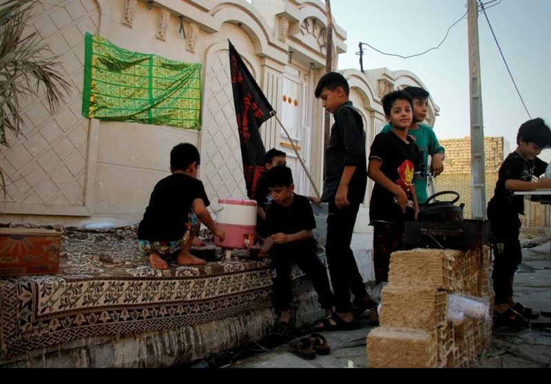 مواکب کودکانه عشاق امام حسین(ع) در رامشیر