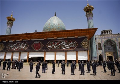 شیراز سومین حرم اهل بیت (ع) در ماتم علمدار کربلا