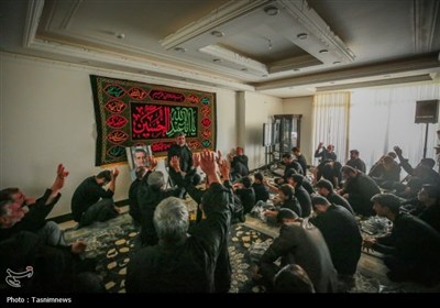 عزاداری روز تاسوعا در منزل شهید ایزدی(حاج رمضان)