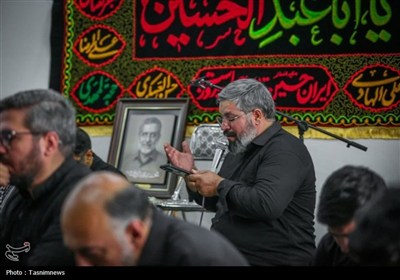 عزاداری روز تاسوعا در منزل شهید ایزدی(حاج رمضان)