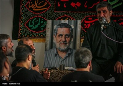 عزاداری روز تاسوعا در منزل شهید ایزدی(حاج رمضان)