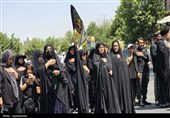 مردم یاسوج در روز تاسوعای حسینی غرق در ماتم و عزا شدند+تصویر