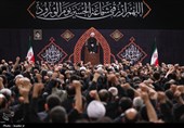 مراسم عزادارای شب عاشورای حسینی(ع) در حسینیه امام خمینی(ره) با حضور رهبر معظم انقلاب