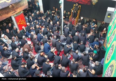 عزاداری در حسینیه دختر آخوند بیرجند ؛ محفل 100 ساله عاشقان حسینی