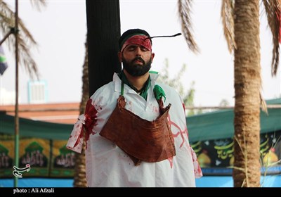 برگزاری با شکوه تعزیه‌ تاسوعا در ده زیار 
