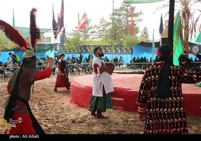 برگزاری با شکوه تعزیه‌ تاسوعا در ده زیار 