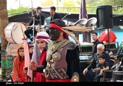 برگزاری با شکوه تعزیه‌ تاسوعا در ده زیار 