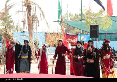برگزاری با شکوه تعزیه‌ تاسوعا در ده زیار 