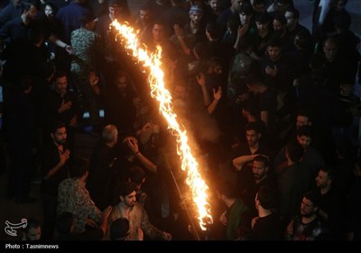 حال و هوای حرم مطهر بانوی کرامت در شب عاشورا