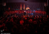 عزاداری شب عاشورای حسینی در مسجد جمکران