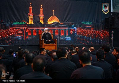 عزاداری شب عاشورای حسینی در مسجد جمکران