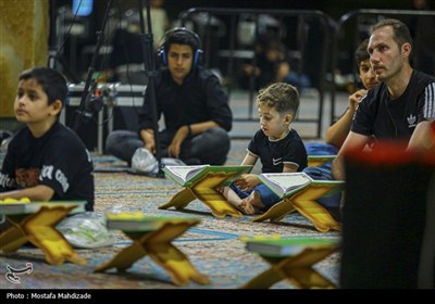 مراسم احیای شب عاشورا در مسجد جمکران