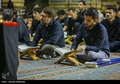 مراسم احیای شب عاشورا در مسجد جمکران
