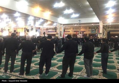 حرکت عزاداران در عاشورا حسینی در بوشهر