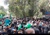 کاروان تعزیه سنتی در دولتآباد شهرری در ظهر عاشورا+فیلم