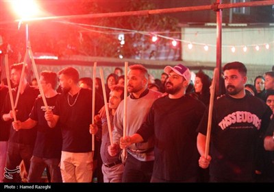 عزاداری شب عاشورای حسینی در ابهر - زنجان