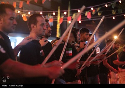 عزاداری شب عاشورای حسینی در ابهر - زنجان