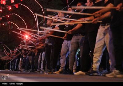 عزاداری شب عاشورای حسینی در ابهر - زنجان