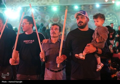عزاداری شب عاشورای حسینی در ابهر - زنجان