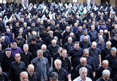 نماز ظهر عاشورا در حرم حضرت عبدالعظیم(ع) اقامه شد+فیلم