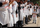 عزاداری هیات کفن پوشان مسلم ابن عقیل روستای سوکهریز شهرستان خرمدره