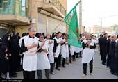 عزاداری هیات کفن پوشان مسلم ابن عقیل روستای سوکهریز شهرستان خرمدره