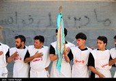 عزاداری هیات کفن پوشان مسلم ابن عقیل روستای سوکهریز شهرستان خرمدره