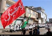 عزاداری هیات کفن پوشان مسلم ابن عقیل روستای سوکهریز شهرستان خرمدره