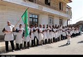 عزاداری هیات کفن پوشان مسلم ابن عقیل روستای سوکهریز شهرستان خرمدره