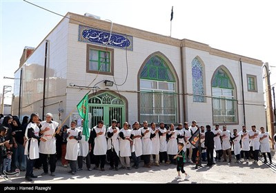 عزاداری هیات کفن پوشان مسلم ابن عقیل روستای سوکهریز شهرستان خرمدره