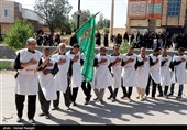 عزاداری هیات کفن پوشان مسلم ابن عقیل روستای سوکهریز شهرستان خرمدره