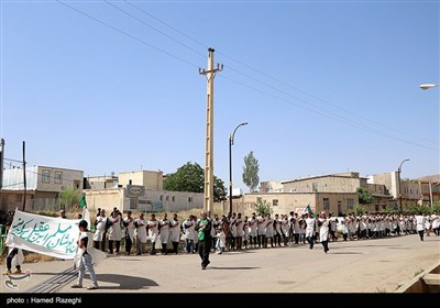 عزاداری هیات کفن پوشان مسلم ابن عقیل روستای سوکهریز شهرستان خرمدره