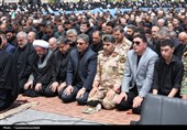اردبیلِ سربلند؛ نماز ظهر عاشورا با شکوه‌تر از همیشه در دارالارشاد و دارالعباس