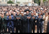 اردبیلِ سربلند؛ نماز ظهر عاشورا با شکوه‌تر از همیشه در دارالارشاد و دارالعباس