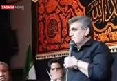 نوحهخوانی استاندار سمنان در هیئت+فیلم