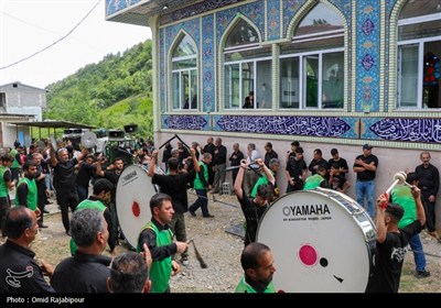 عزاداری عاشورای حسینی در رحیم آباد گیلان