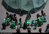خیمه سوزان ظهر عاشورا - چهارراه گلوبندک تهران
