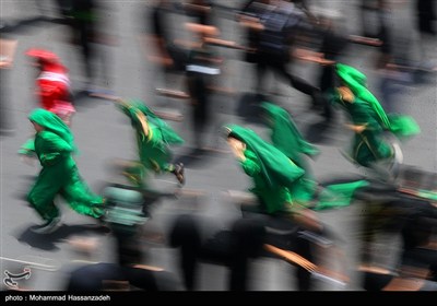 خیمه سوزان ظهر عاشورا - چهارراه گلوبندک تهران