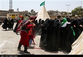 مراسم خیمه سوزان ظهر عاشورا – قزوین