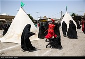 مراسم خیمه سوزان ظهر عاشورا – قزوین