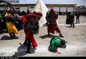 مراسم خیمه سوزان ظهر عاشورا – قزوین