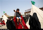 مراسم خیمه سوزان ظهر عاشورا – قزوین