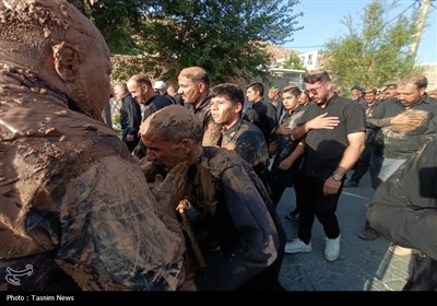 آیین کهن گل‌مالی در شهر بن